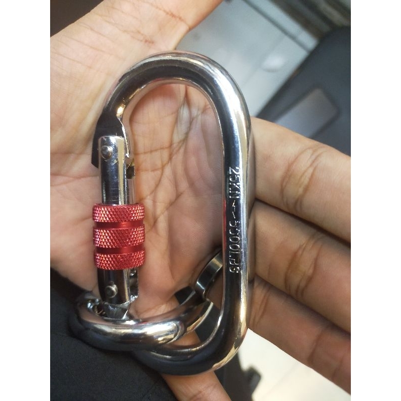 Carbiner 25kn panjat tebing murah