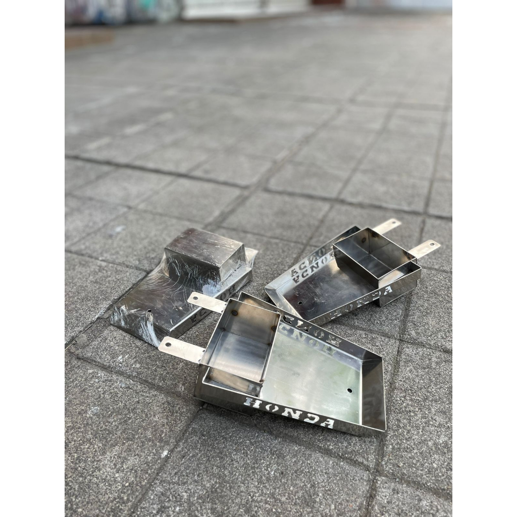 TEMPAT AKI DUDUKAN PANGKON AKI ACCU CB GL MP FULL STAINLESS MODEL TERBARU RAPI PRESISI DAN BERKUALIT