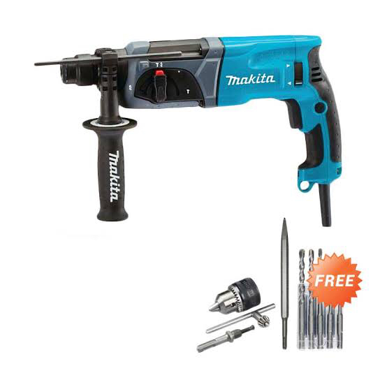 PAKET MAKITA Mesin Bor Bobok HR 2470X5 - Rotary Hammer HR2470X5 MAKITA