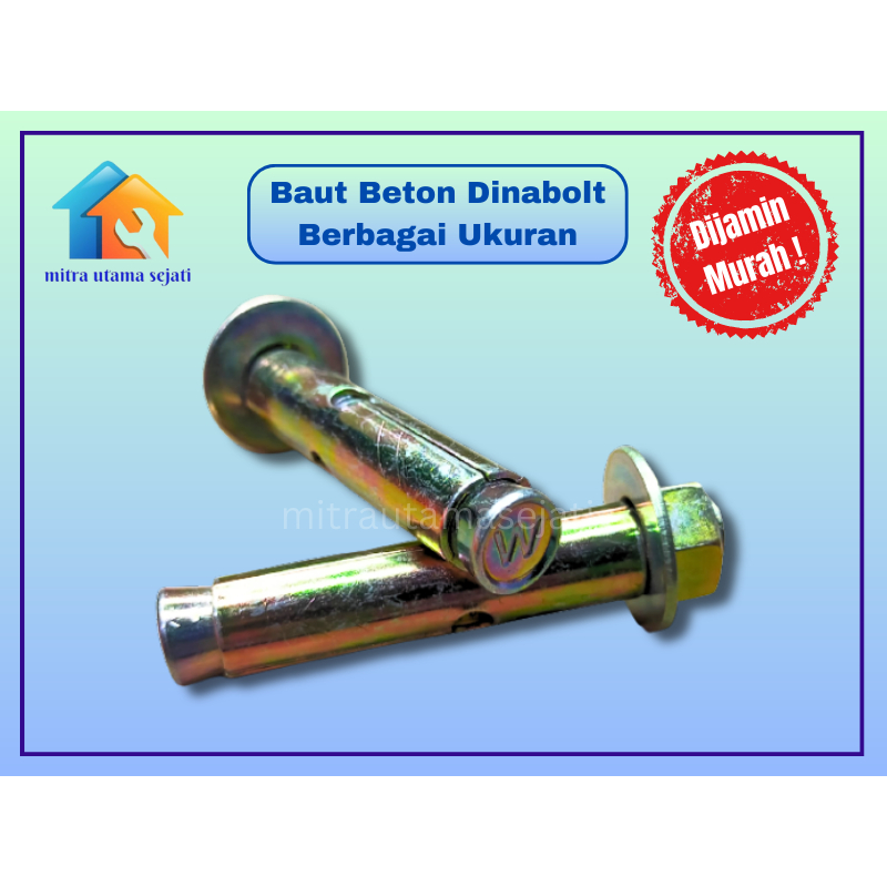 Baut Beton 10x65 Dinabolt Dynabolt Baut Tanam Tembok Beton
