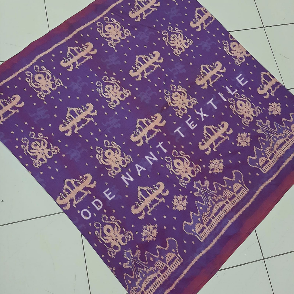 ENDEK MOTIF CROWN MAHKOTA UNIK BALI – GRADASI (METERAN/GULUNGAN)