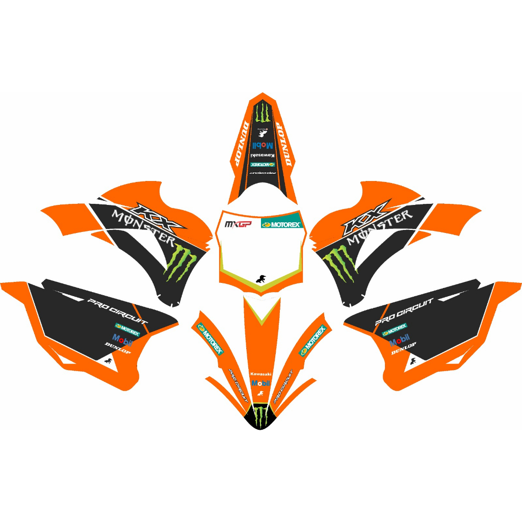 Striping Bodyset Fullset KX 85