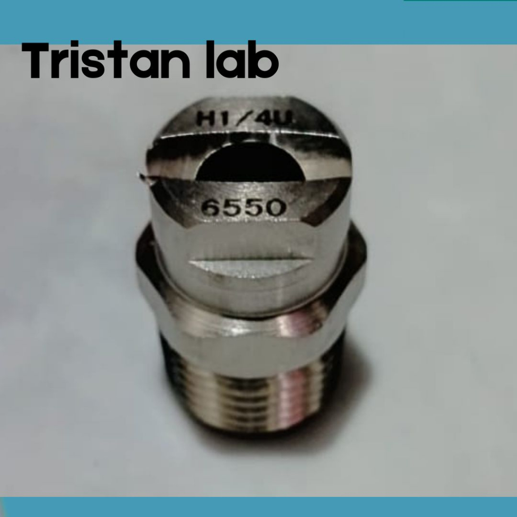 Nozzle V jet Stainless 1/4 ( 6550 ) V1/4 Jet Flat Fan Spray Nozzle