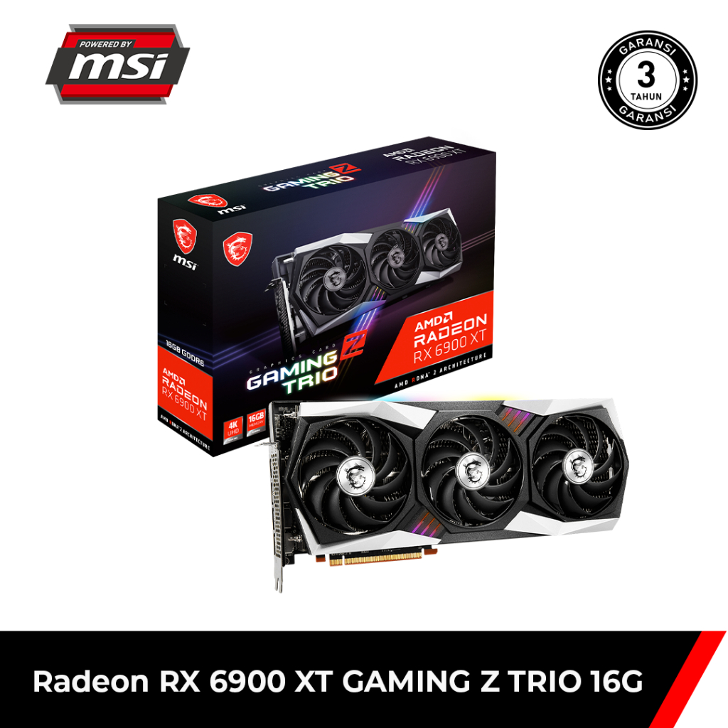 MSI VGA AMD Radeon RX 6900 XT Gaming Z Trio 16GB GDDR6