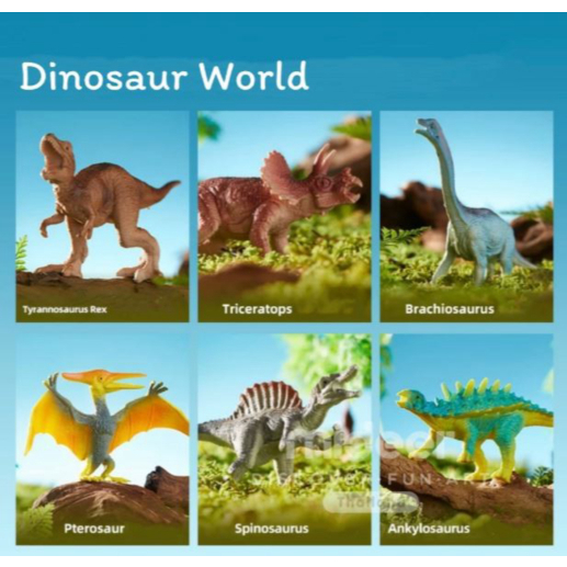 

- Mainan Edukasi Simulation Mideer Anak Dinosaur Toy Set MD6168 Jual Limited