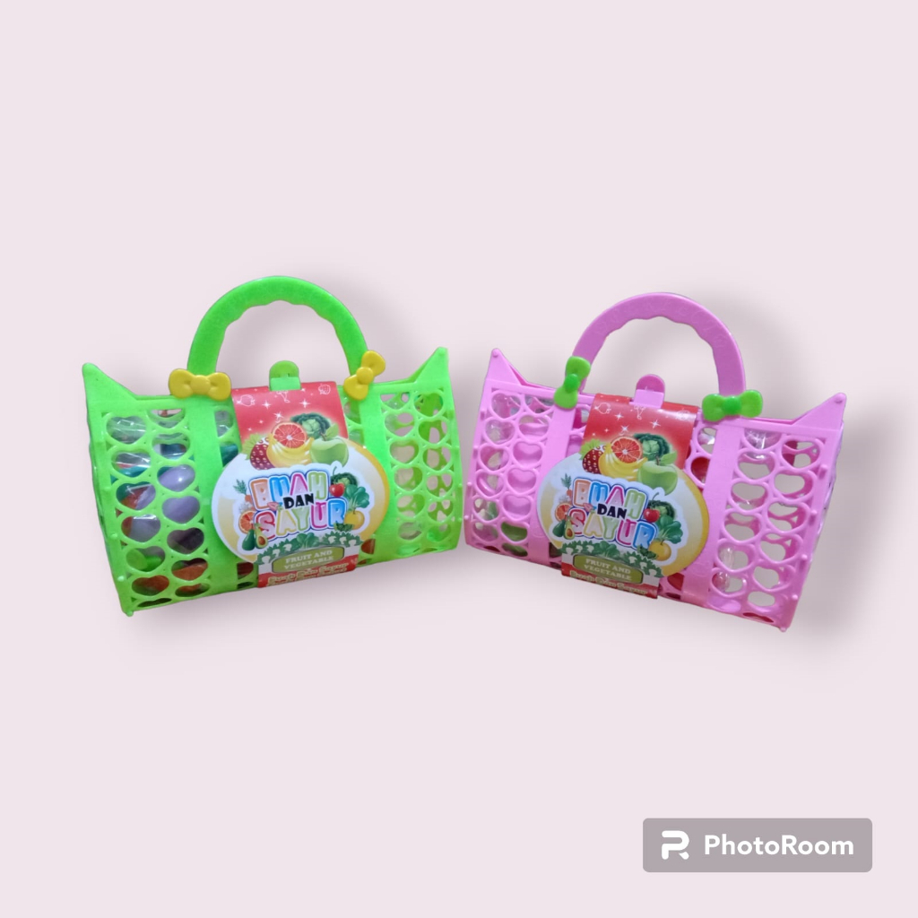 tas belanja buah/mainan anak/mainan masakan