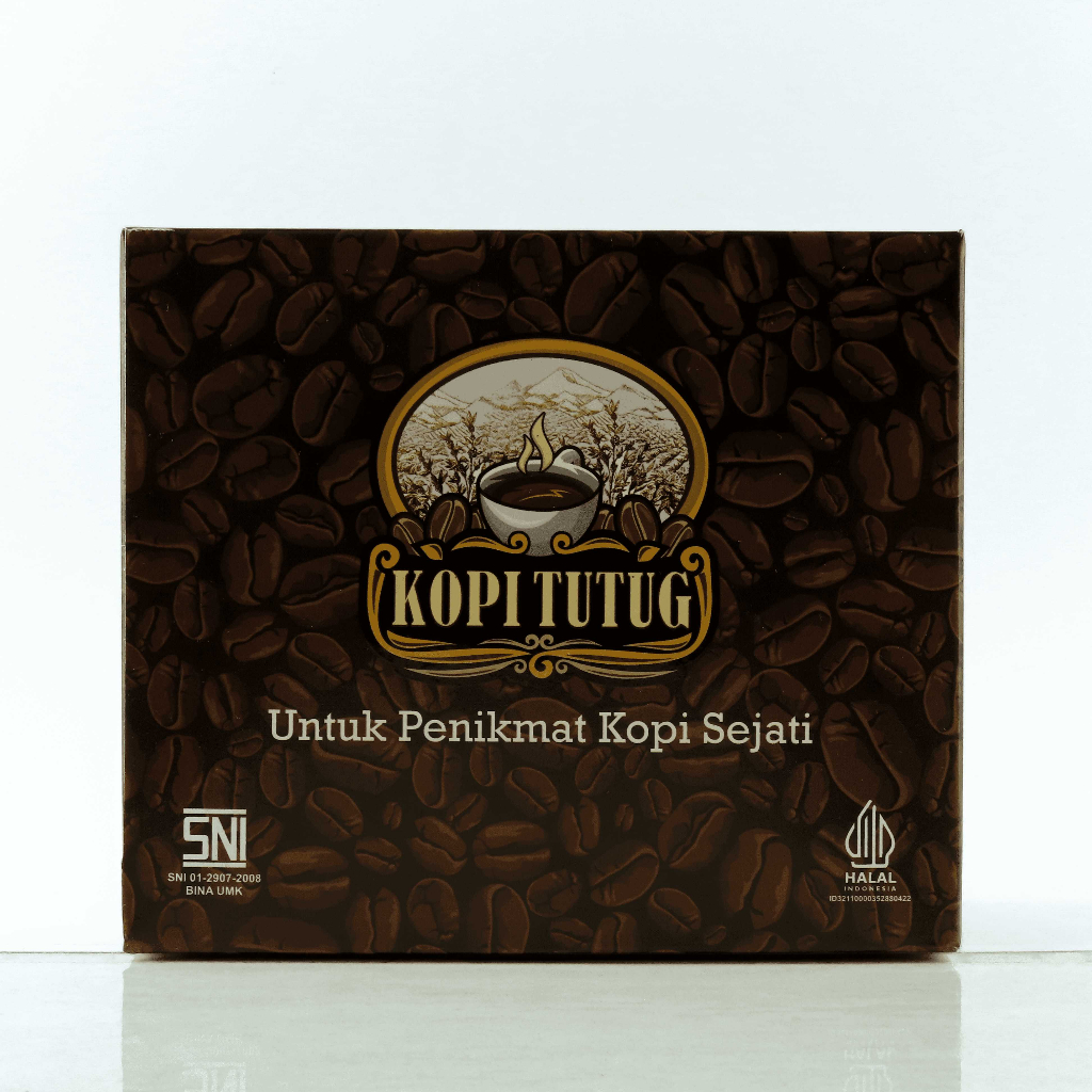 

Kopi Tutug Variant Original Tanpa Pemanis 1 Box isi 10 Sachet Kopi Alami