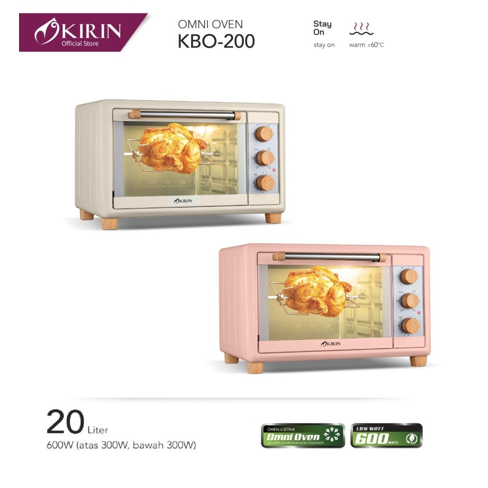 Kirin OMNI Oven Listrik 20 Liter KBO-200 /Oven Pemanggang