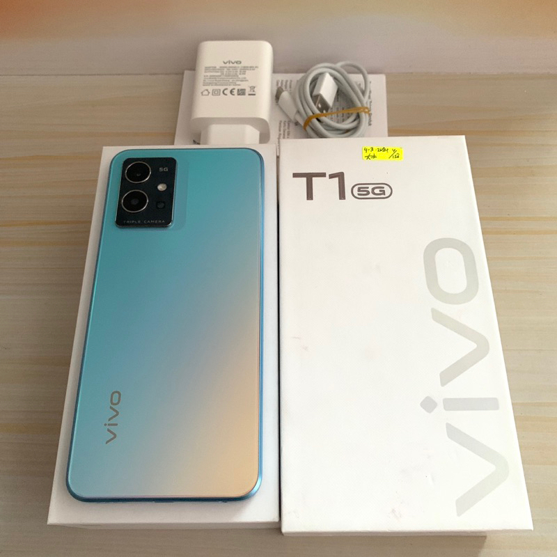 Vivo T1 5G ram 4GB 128GB Bekas - Mulus - Garansi Resmi - second