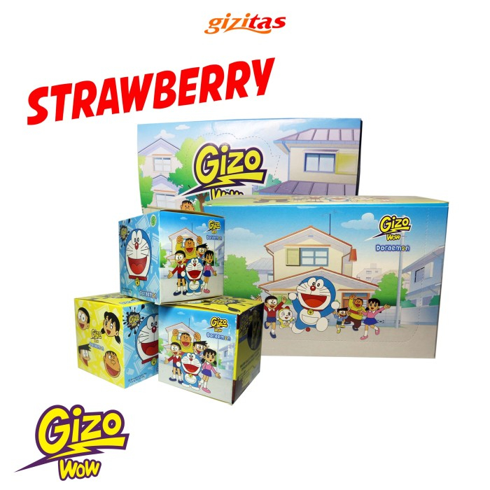

Gizo Wow | Mini Wafer Cone Strawberry | Wafer Strawberry