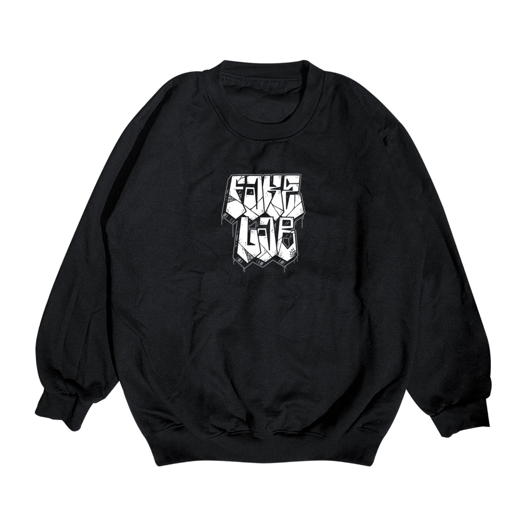 Fakelab Cholo Crewneck Black / Sweater Chicano Hitam / Sweat Shirt