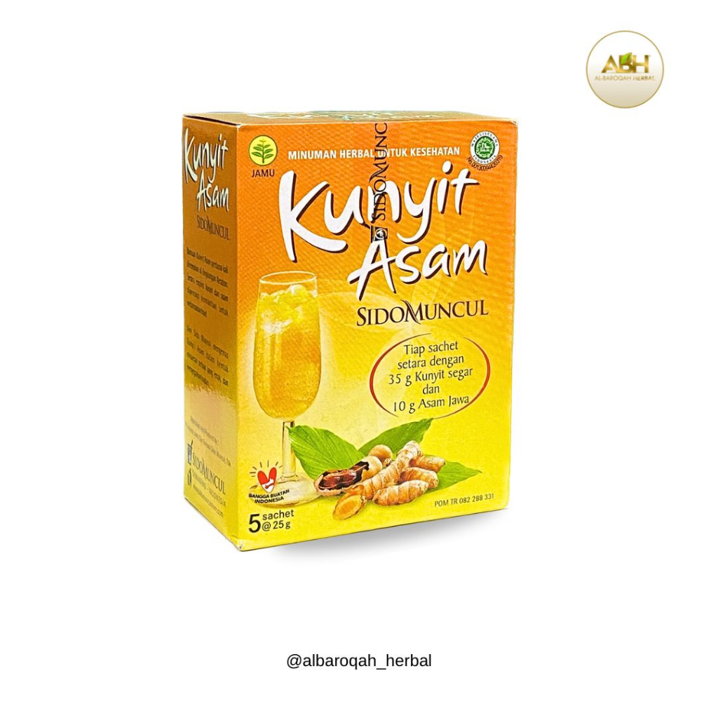 

KUNYIT ASAM SIDOMUNCUL (1BOX ISI 5 SACHET)