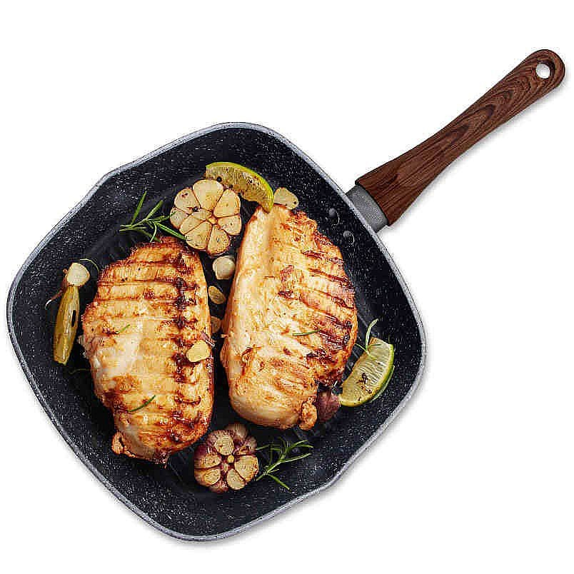 IDEALIFE IL-28GP Grill Pan Cookware| Panci Panggangan 28cm