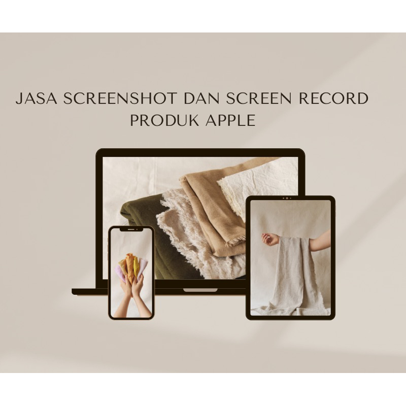 JASA SCREENSHOT/SCREEN RECORD IPHONE, IPAD, MACBOOK