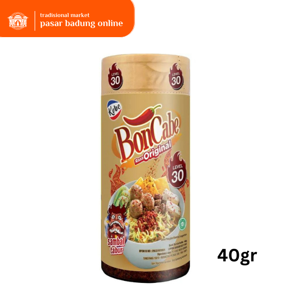 

Boncabe Cabe Bubuk lv30 - Rasa Original 40gr