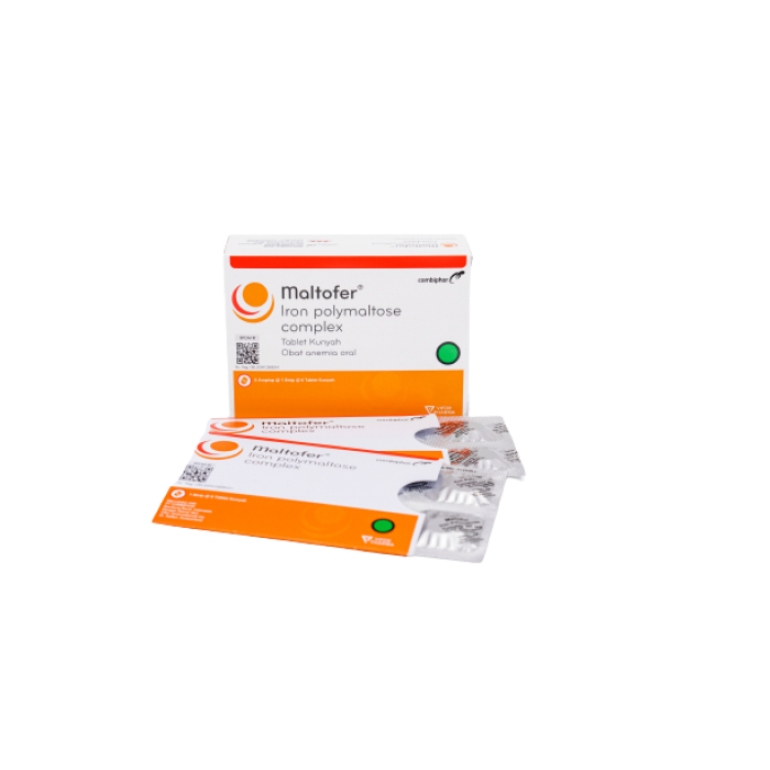 Maltofer - Suplemen Zat Besi - Obat Anemia (Tablet Kunyah)