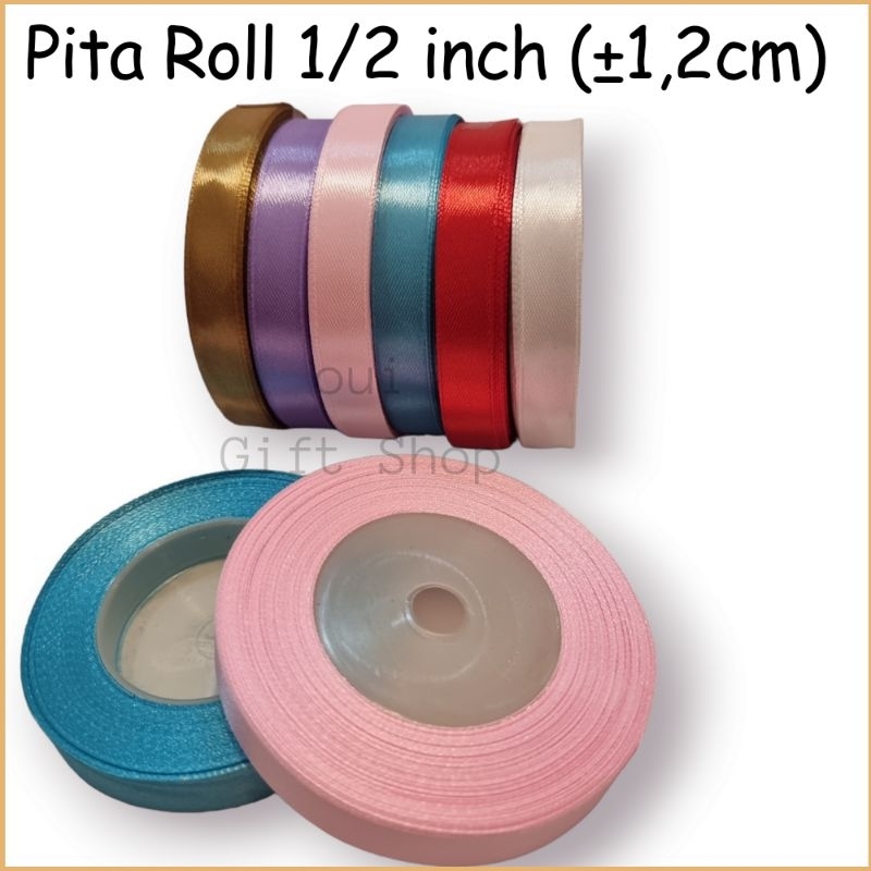 

PITA SATIN / PITA SATIN ROLL / PITA SATIN 1/2 INCH / PITA SATIN KADO / PITA KOTAK KADO / PITA BUKET / PITA BOUQUET / PITA HADIAH