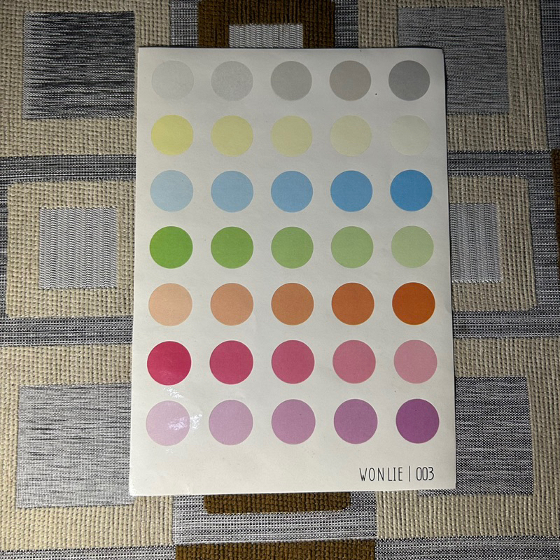 

DOT LABEL | DOT STICKER | STICKER BULAT harga per lembar