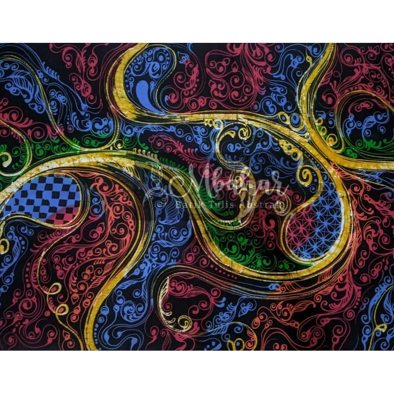 Batik Abstrak Batik Tulis Asli 100% Original