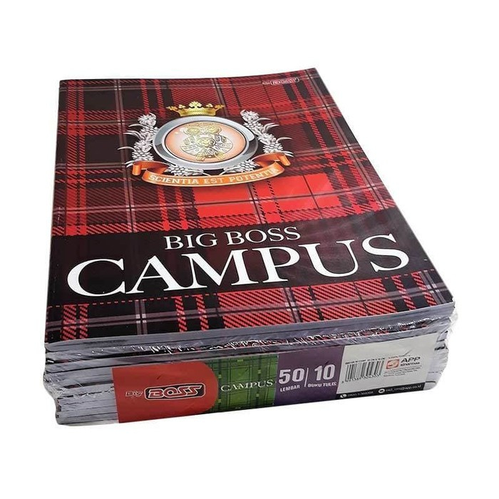

Buku Tulis Campus Big Boss 50 Lembar (HARGA 1 PACK)