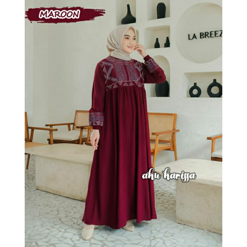 AKU KARISSA Dress Renisya bordir ori by aku karissa gamis