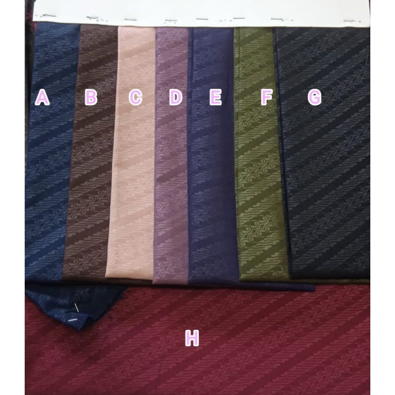 Kain Embos Wolfis/Woolpeach Premium Harga u/ persetengah meter