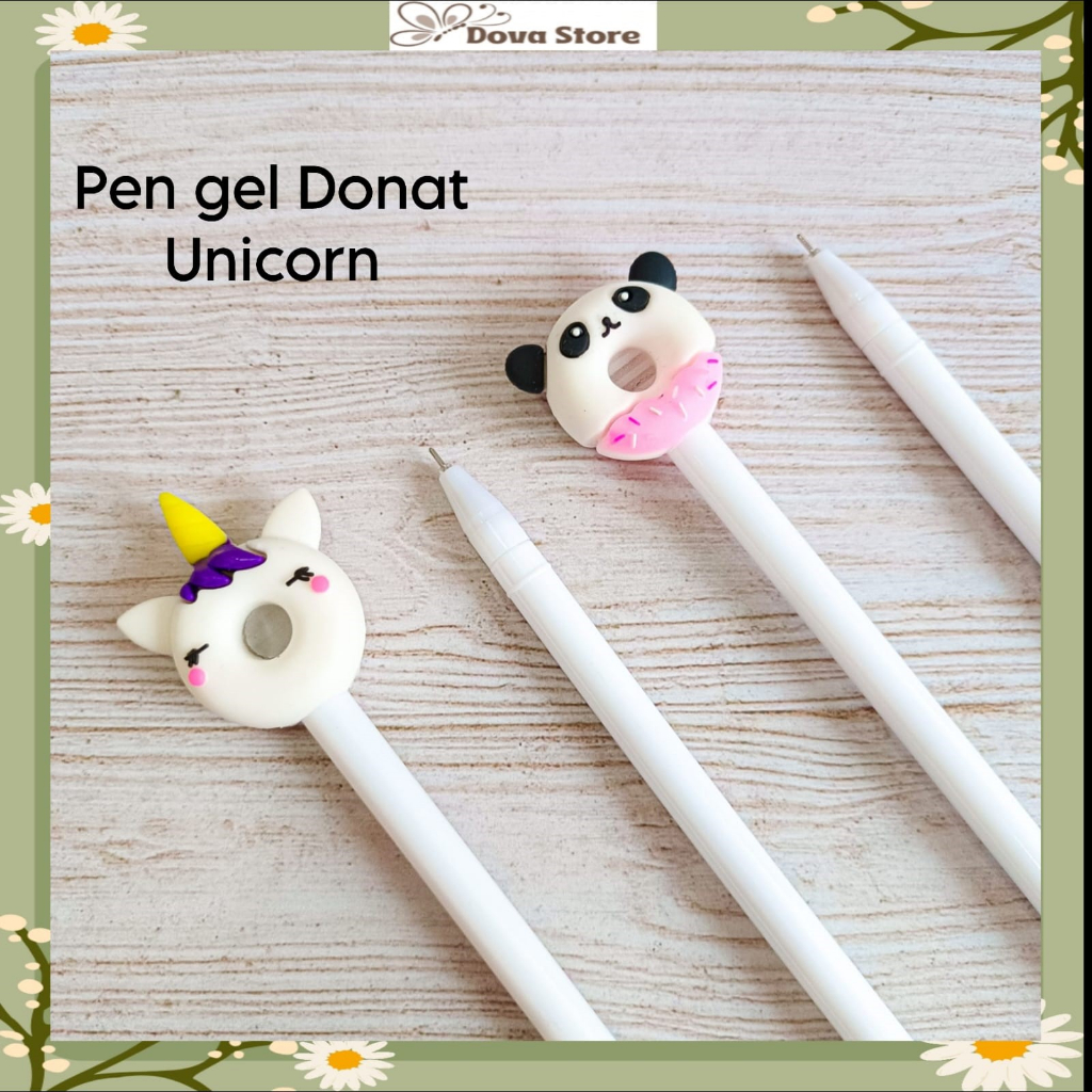 

PEN GEL DONAT UNICORN PULPEN GEL BENTUK DONAT LUCU