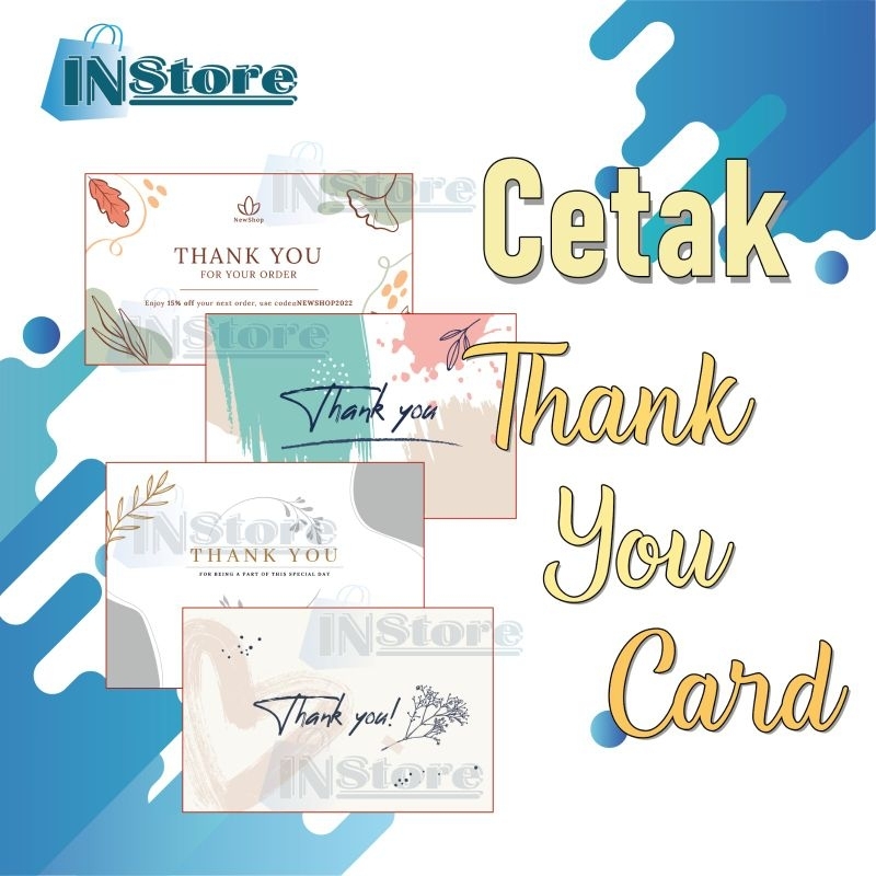 

Thank you card / Thankyou card custom / Thank you card online shop