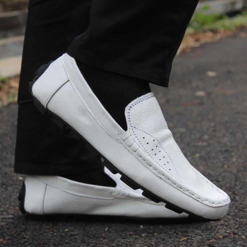 (COD) Sepatu Pansus Pria Pantofel Pria Pantofel Putih Pria Sepatu Pantofel Pria Sepatu Kulit Kerja F