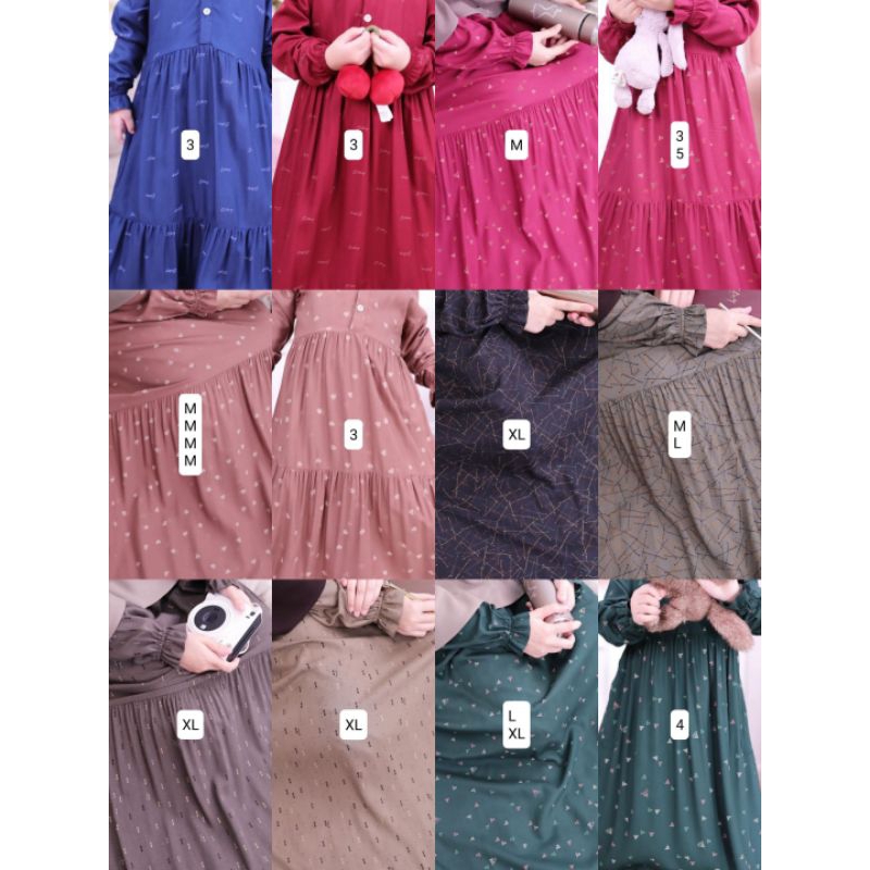 Ditsy - Ditsy Red, Navy, Auden Jade Green, Plum, Anaya Chestnut, Little, Zelie Taupe, Grey, Sorin Se