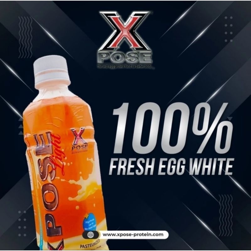 X pose Pasteurized egg white /X-Pose protein/Minuman putih telur matang