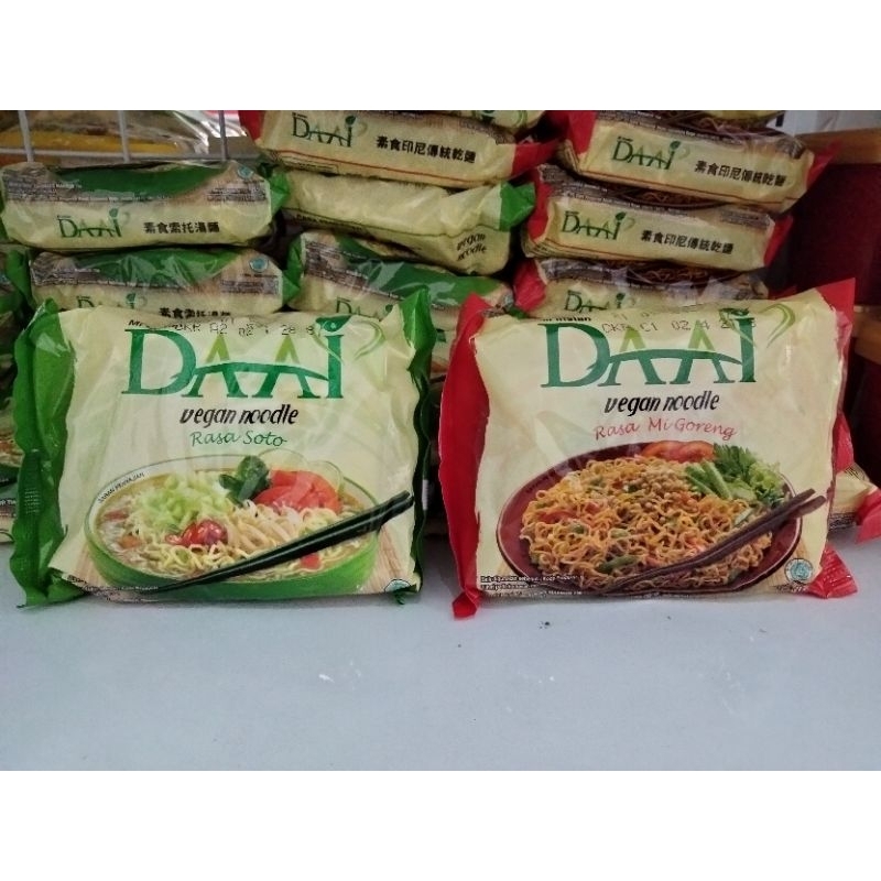 

Mie Vegan Daai (isi 5 Bks) Mie Vegetarian / Mi Vegetarian / Mie Goreng / Mie Kuah
