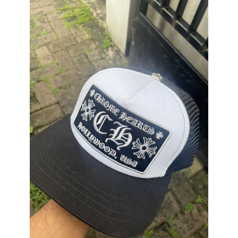 chrome hearts trucker cap