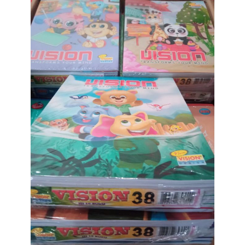 

Buku Tulis VISION 38 lembar isi 10 pcs