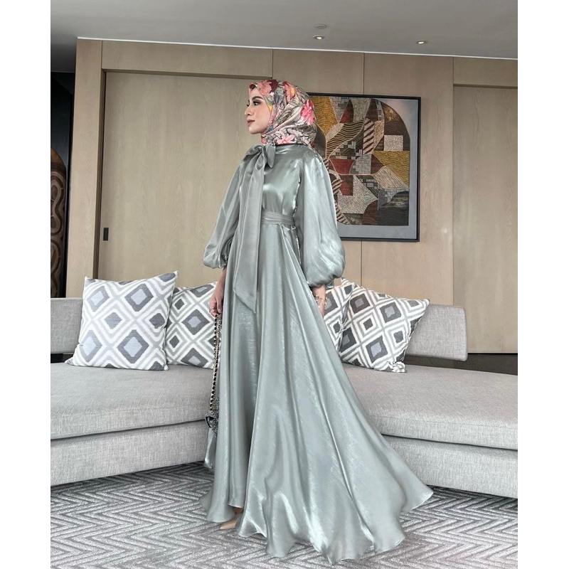 AESA DRESS by GONEGANI (SAGE-XL)