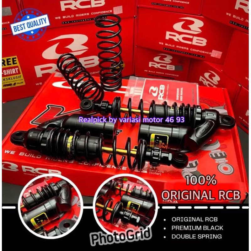 shockbreaker yamaha rx king original rcb black series dan vs series