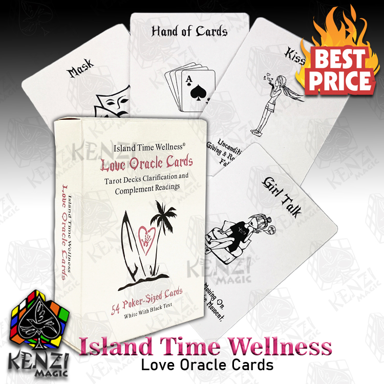 Kartu Love Oracle - Island Time Wellness ( White )