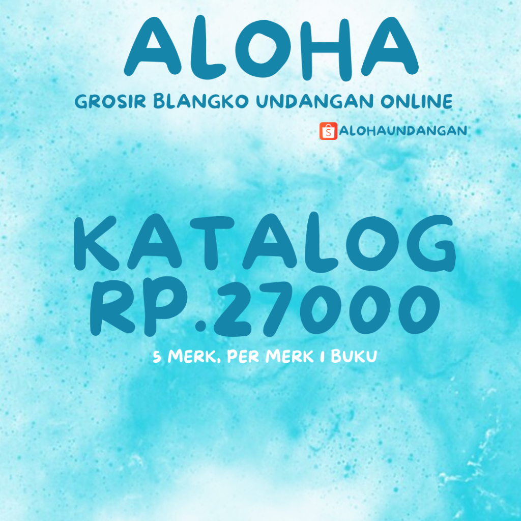 KATALOG BLANGKO UNDANGAN | Aloha Undangan