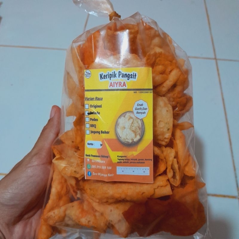 

Keripik Pangsit Balado 180 gram Termurah