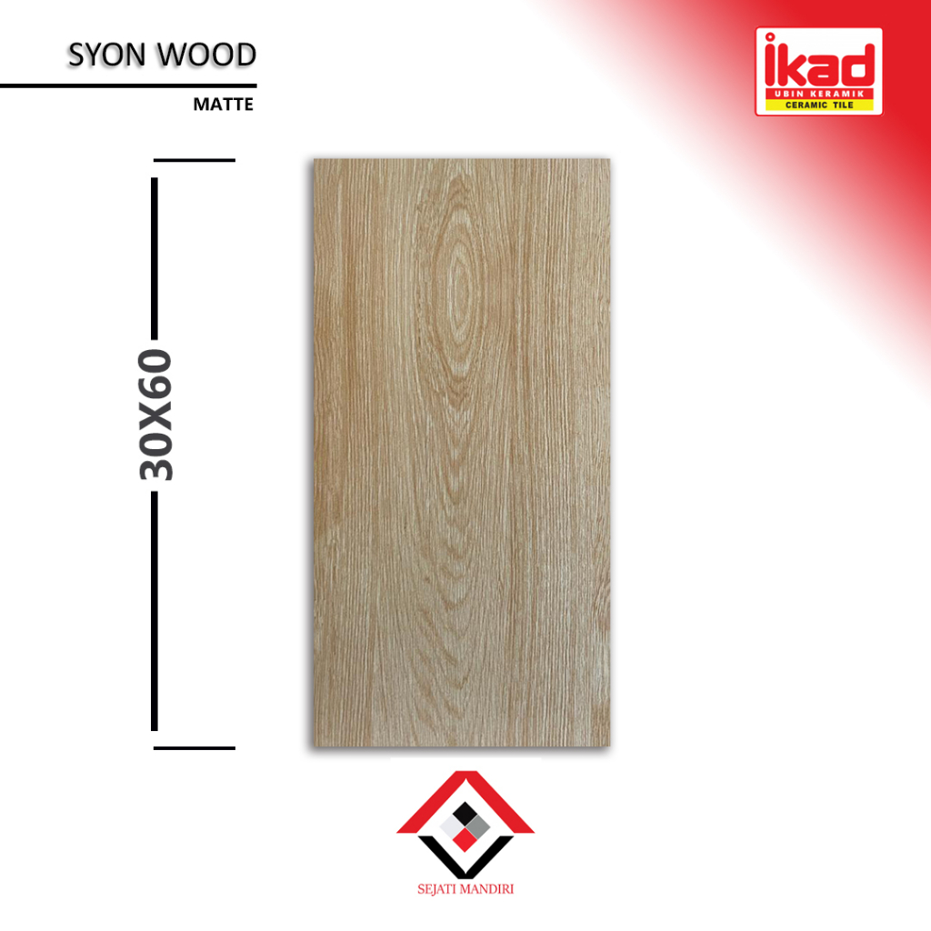 granit 30x60 - motif kayu - ikad syon wood
