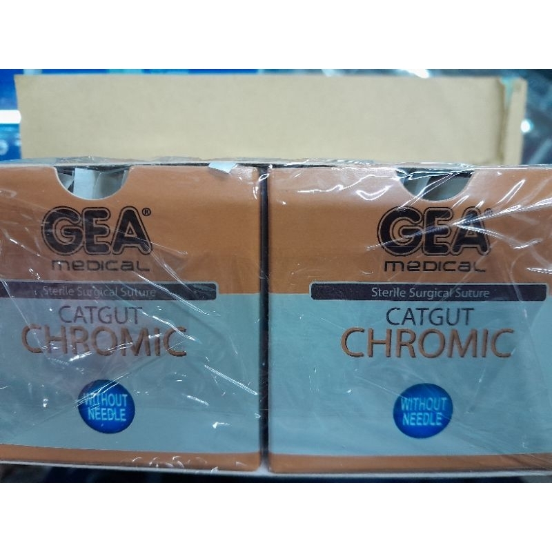 Benang Khitan / Benang Jahit Khitan / Chromic / Catgut Chromic / Benang Chromic / Chromic 3/0 Tanpa 