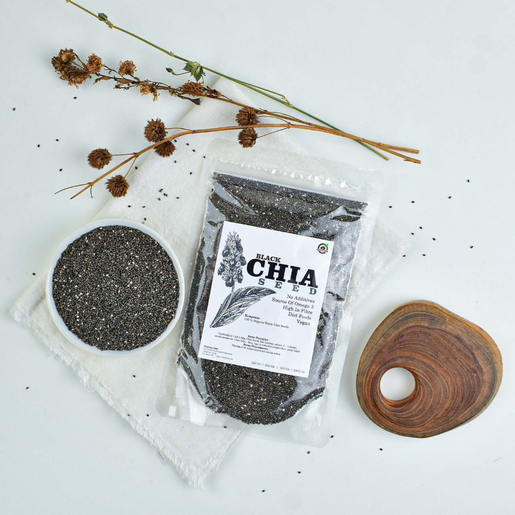 

Organic Black Chia Seeds 150 Gr