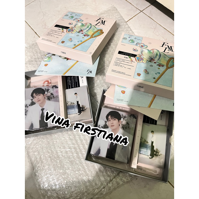 READY STOCK Seventeen 10th mini album FML F*ck my life carat ver carver wonwoo mingyu hoshi unsealed