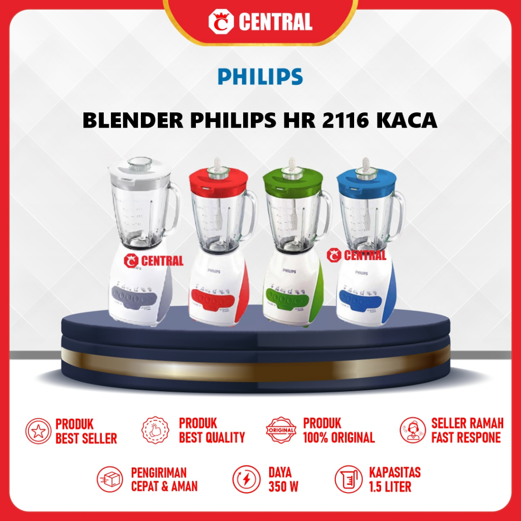 Blender Philips HR 2116 Kaca