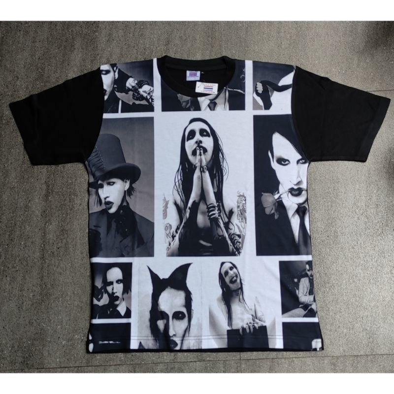 kaos marilyn manson bootleg T shirt thailand new BNWT
