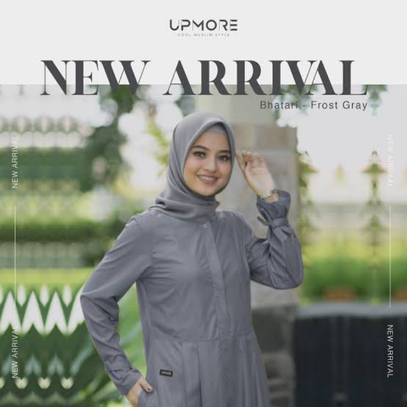 [original]Baju Gamis Dewasa Bhatari Grey Upmore