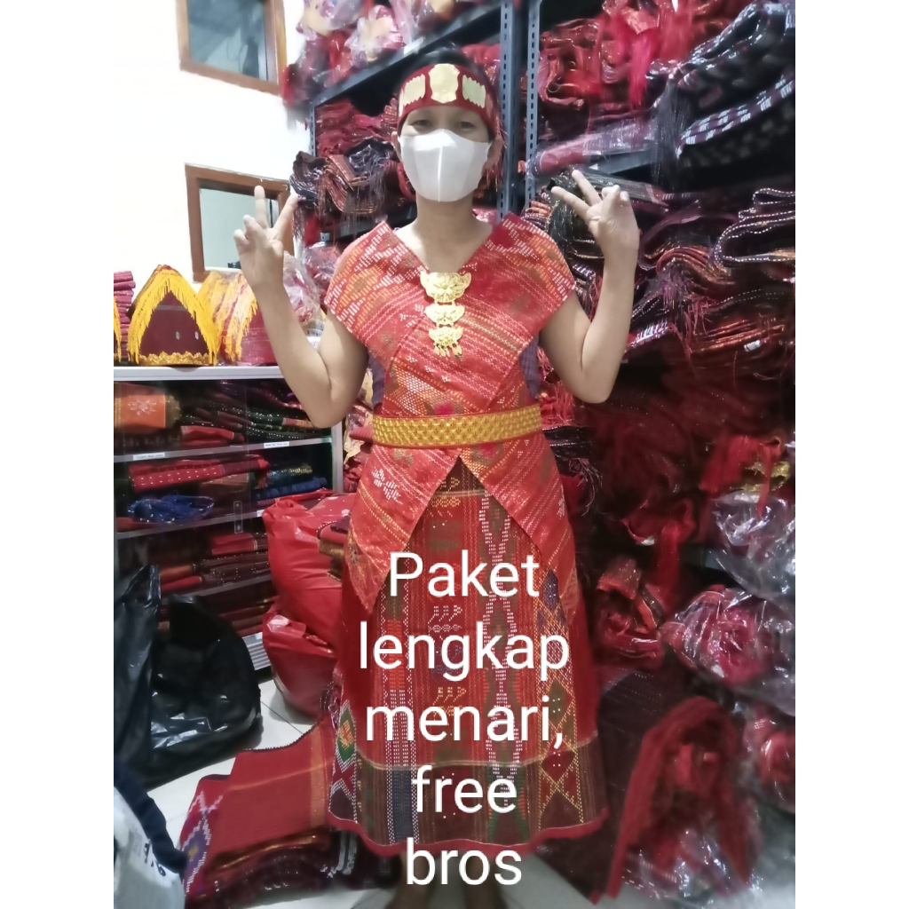 adat batak ulos Baju adat batak paket 5 ulos etnic batak - ulos sadum - remaja