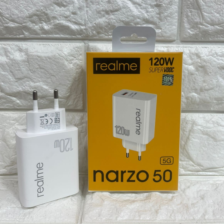 Batok Charger Realme Original Adaptor kepala Realme NARZO 50 5G