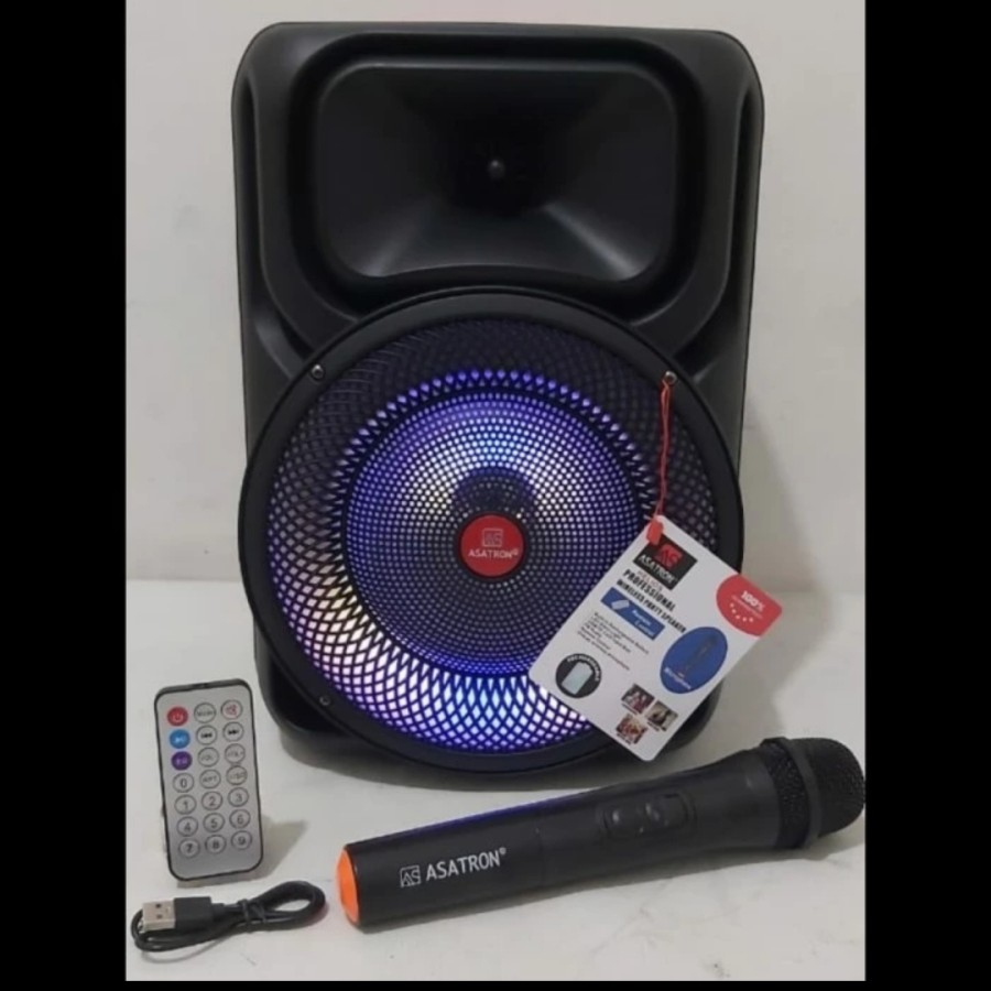 SPEAKER ASATRON HELIOS with one wireless microphone