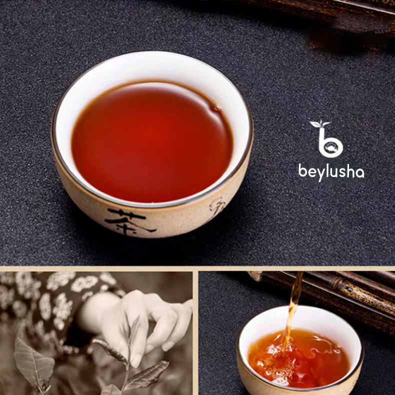 

RB22 Pu Erh Cooked Chinese Tea Yunnan 8 Years Edition 357 Gr Teh Kesehatan Aroma Segar Kuat Wangi